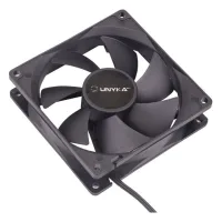 VENTILADOR DE CAJA UNYKA 90MM COLOR NEGRO 7 ASPAS