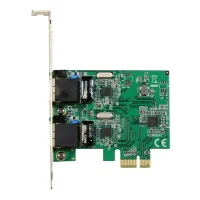 TARJETA DE RED STARTECH 2 PUERTOS ETHERNET GIGABIT PCI-E