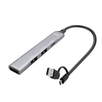 HUB I-TEC USB TIPO C / USB TIPO A 4 EN 1