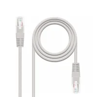 CABLE RED NANOCABLE LATIGUILLO RJ45 UTP CAT6 5M GRIS