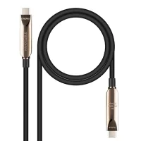 CABLE NANOCABLE USB3.2 GEN2x1 AOC 60W 8K 5M FIBRA OPTICA UNIDIRECCIONAL