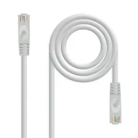 LATIGUILLO CABLE RED LSZH/UTP CAT.6A RJ45 NANOCABLE 5M GRIS
