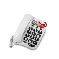 TELEFONO FIJO SPC COMFORT NUMBERS 2 BLANCO MANOS LIBRES / TECLAS GRANDES / TECLA R / 3 MEMO.DIREC