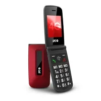 TELEFONO MOVIL SPC 2342R TITAN 4G / 2.4" / MICRO SD / RADIO FM / BT / ROJO