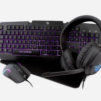 KIT TECLADO + RATON + AURICULARES + ALFOMBRILLA GAMING COOLBOX X-WING 2