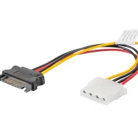 CABLE ALIMENTACION LANBERG MOLEX HEMBRA/ SATA MACHO 15CM