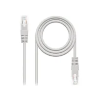 LATIGUILLO CABLE RED UTP CAT5E RJ45 NANOCABLE 15M/ MACHO-MACHO/ GRIS