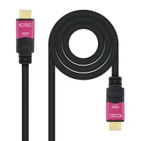 CABLE HDMI NANOCABLE V2.0 4K@60HZ 18 GBPS CON REPETIDOR A/M-A/M NEGRO 15 M