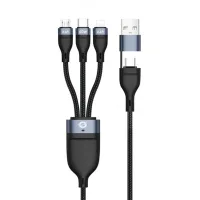 CABLE USB 3IN1 CONCEPTRONIC 1.5M PD 3.0 100W 20V 5A 480MBPS E-MARK