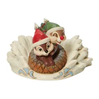 FIGURA ENESCO DISNEY CHIP & DALE EN TRINEO NAVIDEÑO