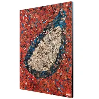 PANEL 35x50 CM SEMIC STUDIO MARVEL MYTHIC COVER ART 25 AMAZING SPIDER-MAN #700 WOOD