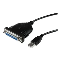 CABLE DB25 A USB TIPO A STARTECH 1.86M/ HEMBRA-MACHO/ NEGRO