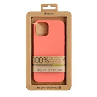 FUNDA MUVIT RECYCLETEK PARA APPLE IPHONE 12/12 PRO LIVING CORAL