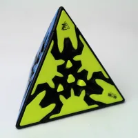 CUBO DE RUBIK QIYI GEAR PYRAMINX BORDE NEGROS