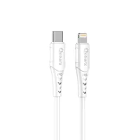 CABLE QCHARX SOFIA TIPO C  A LIGHTNING 3A 20W / 1 M / PVC BLANCO