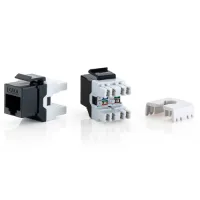 KIT 8 UDS EQUIP CONECTOR HEMBRA RJ45 UTP CAT6 PANEL KEYSTONE