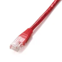 CABLE RED EQUIP LATIGUILLO RJ45 U/ UTP CAT6 1M ROJO