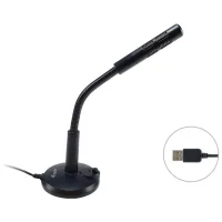 MICROFONO SOBREMESA EQUIP ONMIDIRECCIONAL USB BRAZO FLEXIBLE BOTON MUTE