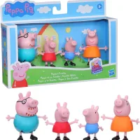 SET DE 4 FIGURAS PEPPA PIG Y SU FAMILIA