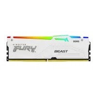 MEMORIA RAM DDR5 16GB KINGSTON / 6000MT/S / FURY BEAST RGB / CL36 / BLANCO