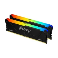 MEMORIA RAM DDR4 16GB 2X8GB KINGSTON / 3600MT/S / FURY BEAST RGB / CL17