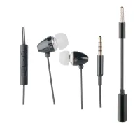 AURICULARES MUVIT  MUHPH0016 NEGRO