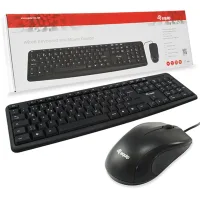 KIT TECLADO + MOUSE RATON USB EQUIP LIFE COLOR NEGRO