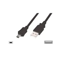 Cable USB 2.0 Equip Tipo A - B Mini (5Pin) 1.8M