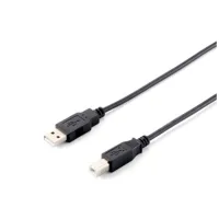 CABLE IMPRESORA EQUIP USB A - USB B/ MACHO-MACHO/ 3M/ NEGRO