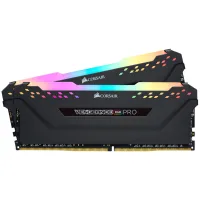 MEMORIA RAM DDR4 32GB KIT 2X16 CORSAIR VENGEANCE RGB PRO / PC4-25600 / 3200MHZ / C16 NEGRO