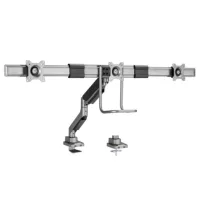 SOPORTE MESA EQUIP VESA HASTA 32" 100X100 MAX 6KG TRIPLE PANTALLA