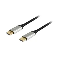 CABLE DISPLAYPORT 8K PREMIUM CONCEPTRONIC 2M/ MACHO-MACHO/ NEGRO