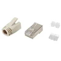 KIT 100 UDS CONECTORES RJ45 EQUIP CATEGORIA 6A STP
