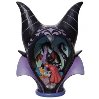 FIGURA ENESCO DISNEY DIORAMA LA BELLA DURMIENTE MALEFICA STYLE