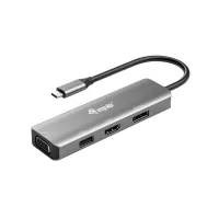 DOCKING STATION EQUIP USB TIPO C 4 EN 1