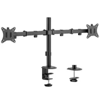 SOPORTE MESA EQUIP VESA HASTA 32" 100X100 MAX 9KG DOBLE PANTALLA