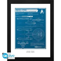 CUADRO GB EYE STAR TREK USS ENTERPRISE'S PLAN