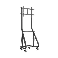 SOPORTE SUELO CON RUEDAS TV EQUIP VESA HASTA 80" 600X400 MAX 80KG
