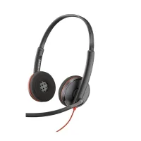 Auriculares Poly Blackwire 3220 estéreo USB-C + adaptador USB-C/A (BULK)