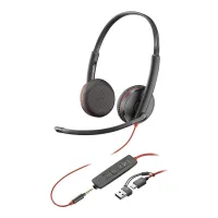 AURICULARES POLY BLACKWIRE 3225 NEGRO