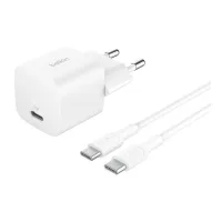 CARGADOR DE PARED BELKIN WCA012KQ1MWH-B6 25W 1X USB TIPO C BLANCO + CABLE USB TIPO C