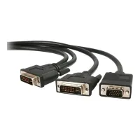 CABLE DVI-I A DVI-D/VGA STARTECH 1.8M/ MACHO-MACHO/ NEGRO