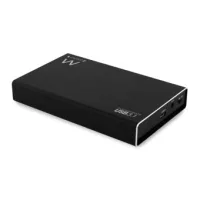 CARCASA EWENT PARA DISCO DURO 2.5" USB 3.1 INCLUE CABLE TIPO C/C Y C/A