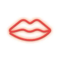LAMPARA FOREVER NEON LED LIPS RED