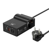 CARGADOR EWENT EW3992 65W 2 X USB TIPO A / 2 X USB TIPO C