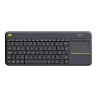 TECLADO LOGITECH K400 PLUS TOUCH KEYBOARD NEGRO WIRELESS INALAMBRICO