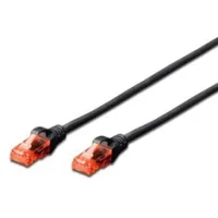CABLE RED EWENT LATIGUILLO RJ45 UTP CAT6 2M NEGRO 