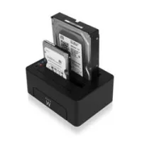 ESTACION DE ACOPLAMIENTO EWENT PARA UNIDAD DE DISCO DURO Y DE ESTADO SOLIDO SATA 2.5" Y 3.5"/ USB 3.0
