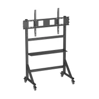 SOPORTE SUELO CON RUEDAS EWENT VESA HASTA 100" 1000X600MM MAX 120KG