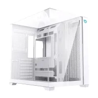 CAJA ORDENADOR GAMING HIDITEC ATX SKY CRISTAL TEMPLADO BLANCO